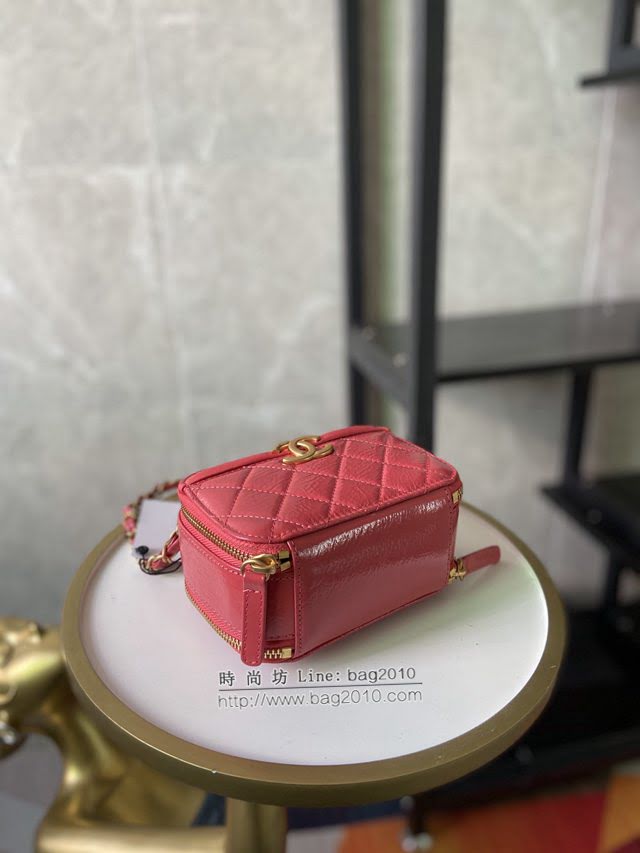 Chanel女包 香奈兒專櫃最新款小號化妝包 Chanel手提肩背斜挎包 S2178  djc4070